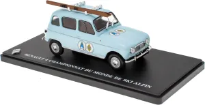 - Miniature Car 1:43 Compatible with Renault 4 Championnat - Hachette IXO R4 4L - 4L023
