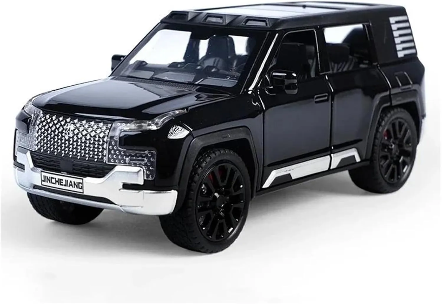 1 32 for BYD Look UPAT U8 SUV Alloy Die Cast Toy Car Model Pull Back Collectibles Car Enthusiasts Birthday Gift Classic Cars Collectible(Black)