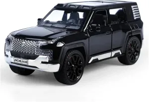 1 32 for BYD Look UPAT U8 SUV Alloy Die Cast Toy Car Model Pull Back Collectibles Car Enthusiasts Birthday Gift Classic Cars Collectible(Black)