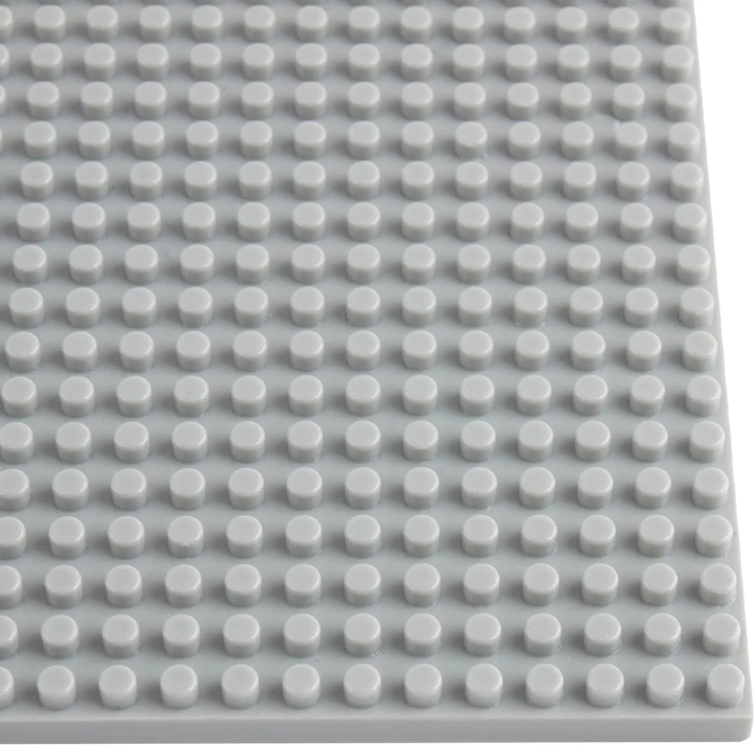 10 Pieces Brick Building Blocks Baseplates,Board for Micro Blocks Compatible with All Major Brick Brands JMDB-02(Square,Grey)