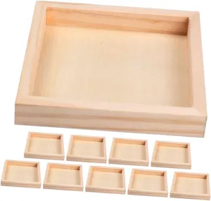 10Pcs Nested Puzzle Trays Block Organizer for Assembly Versatile Storage for Adults