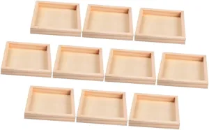 10Pcs Puzzle Storage Trays Lightweight Serving Trays for Blocks Organization and Easy Cleanup for and Everyday Use