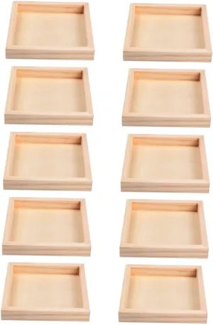 10Pcs Trays for Puzzle Organizers Serving Trays for Block Puzzles and Storage for Easy Organization and Maintenance