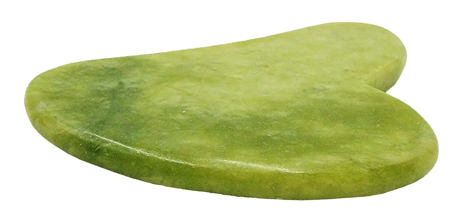 10x Jade Roller Gua Sha Set, Detox Scraping Massage Facial, Wrinkles Anti Aging Set (Gua Sha Only - Style #2)