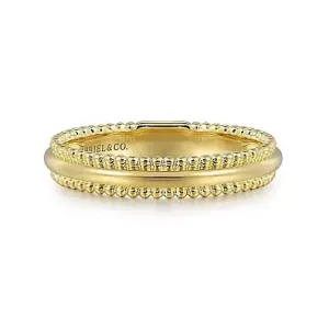 14K Yellow Gold Bujukan Stackable Fashion Ring