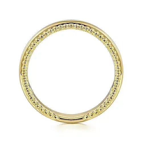 14K Yellow Gold Bujukan Stackable Fashion Ring