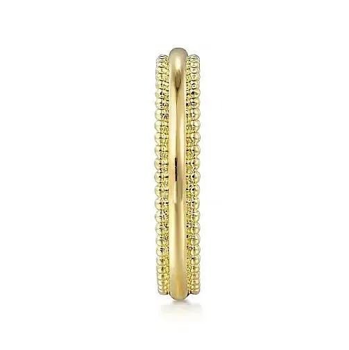 14K Yellow Gold Bujukan Stackable Fashion Ring
