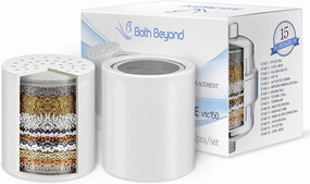 15-Stage Shower Filter Replacement Cartridge with Vitamin C for Hard Water - Shower Water Filter Removes Chlorine Fluoride and Improves The Condition of Your Skin, Hair (4)