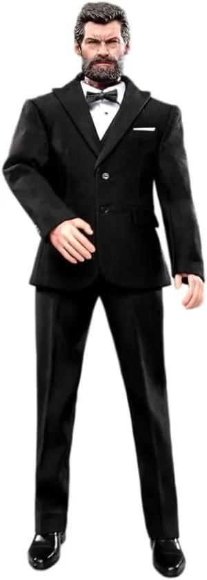 1/6 Scale Male Action Figure,12inch European Male Tough Guy Suit Version Flexible Soldier Figure Full Set Collection