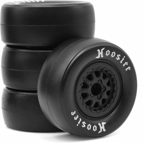 1/10 RC Short Course Racing Tires Truck Tires OD 4.13" and Wheels 12mm Hex RC Off Road Drag Tyres for 1:10 Scale Truck Car Traxxas Slash 2WD 4×4 Rc4wd Arrma Senton 3S Axial Losi Redcat 4PCS