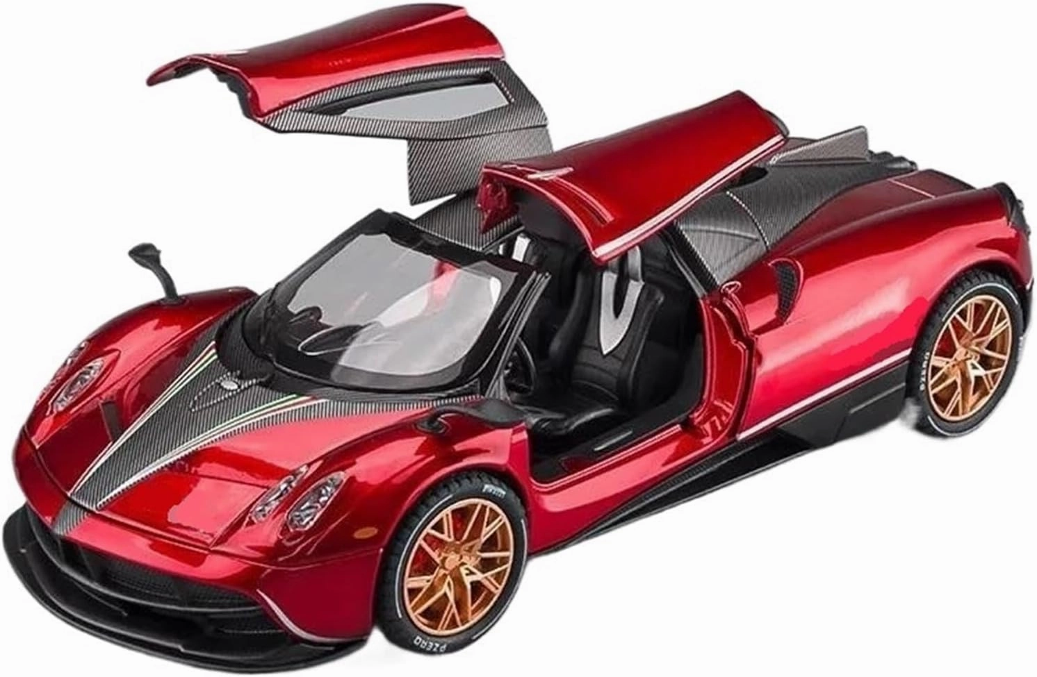 1:22 for Huayra Alloy Die Cast Metallic Roadster Model(Red)