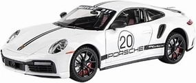 1:24 for 911 Turbo S Roadster Simulation Die Cast Alloy Model Car(White)