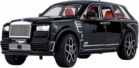 1:24 for Cullinan SUV Alloy Diecast Luxury Car Model(Black)