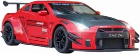 1:24 for GTR R35 Roadster Die Cast Car Model(Red)