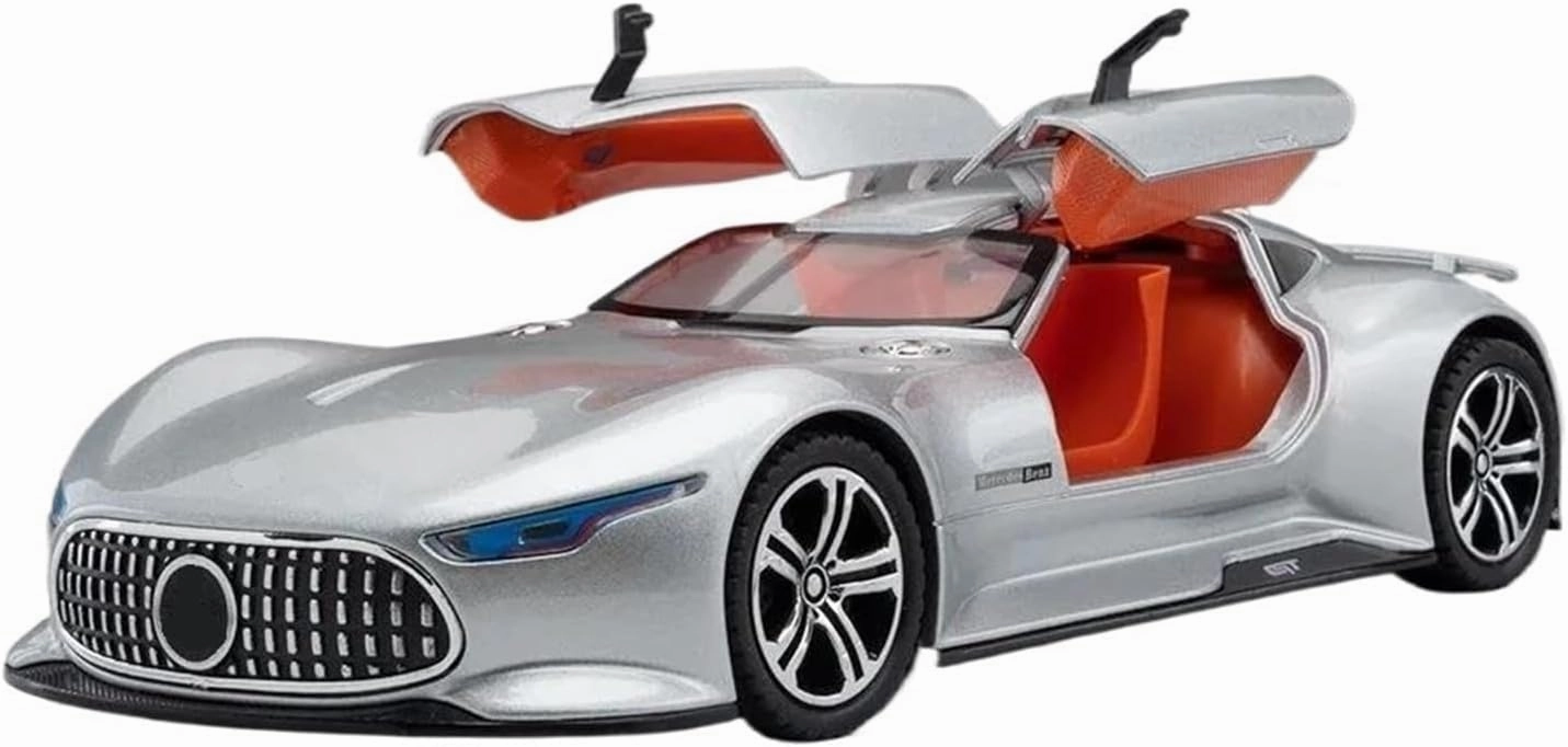 1:24 for Vision GT Alloy Die-cast Sports Car Model(Silver)