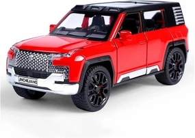 1 32 for BYD Look UPAT U8 SUV Alloy Die Cast Toy Car Model Pull Back Collectibles Car Enthusiasts Birthday Gift Classic Cars Collectible(Red)