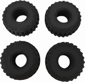 1.9inch RC Crawler Tires, Strong Grip Rubber Wheel Tyre with Foam Insert, and to Install, for RC Cars, Set of 4