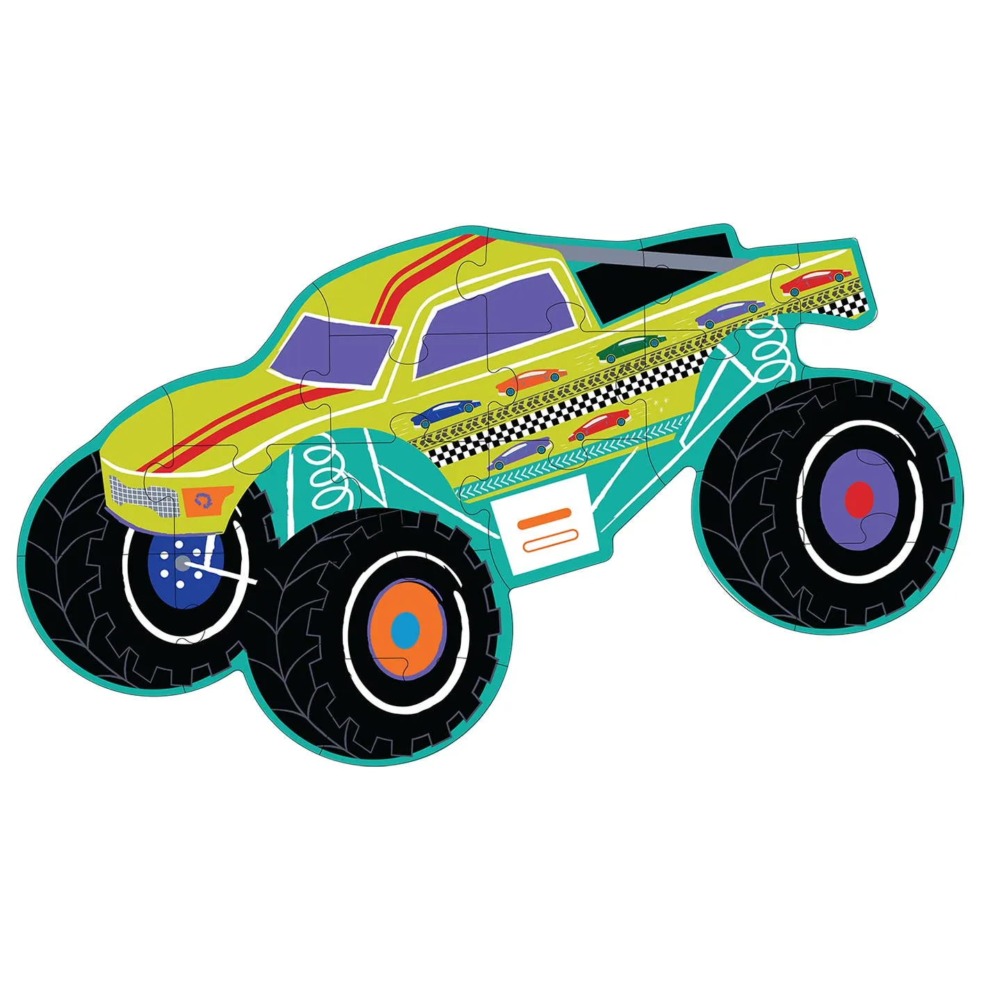 20 Piece Shaped Jigsaw Puzzle | Monster Truck