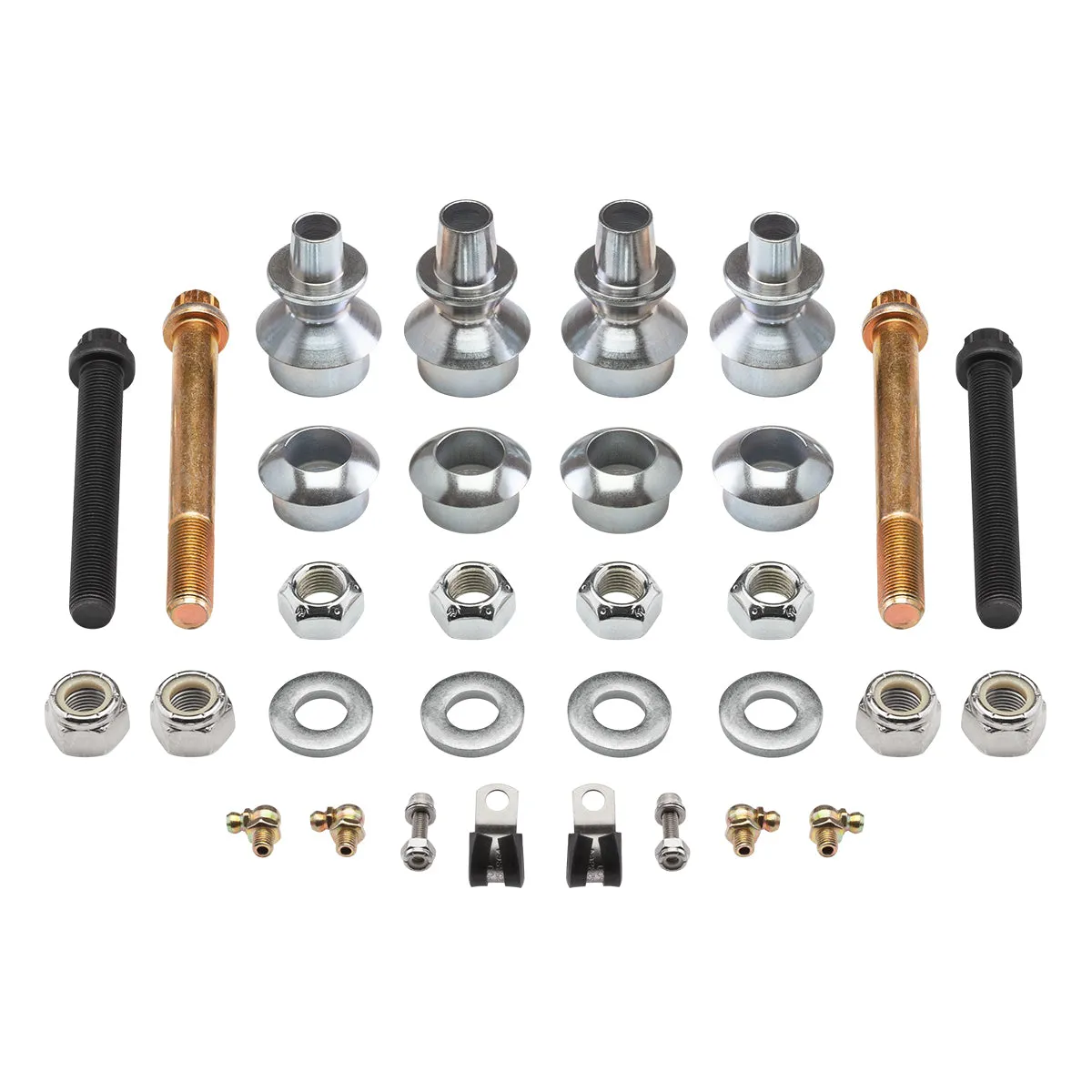 2007-2018 Chevrolet Silverado 1500 Uni-Ball Upper Control Arms with Camber/Caster Adjusting & Lockout Kit 2WD 4WD