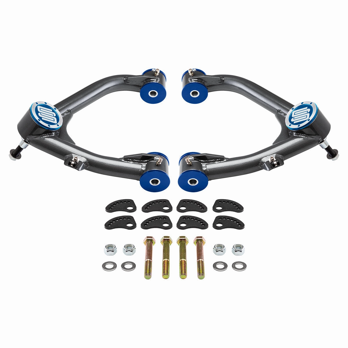 2007-2013 Chevrolet Avalanche 1500 Uni-Ball Upper Control Arms with Camber/Caster Adjusting & Lockout Kit 2WD 4WD
