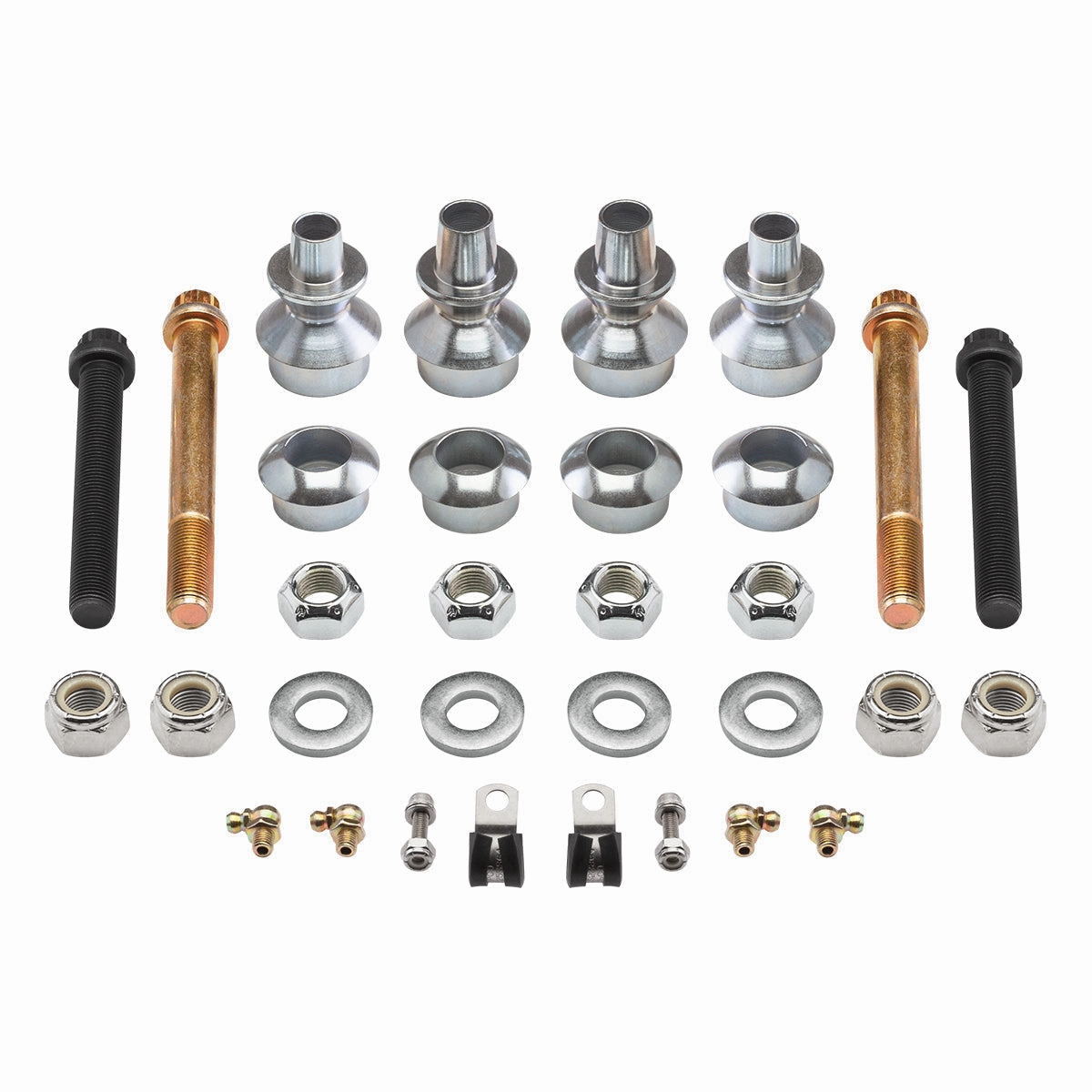 2007-2013 Chevrolet Avalanche 1500 Uni-Ball Upper Control Arms with Camber/Caster Adjusting & Lockout Kit 2WD 4WD