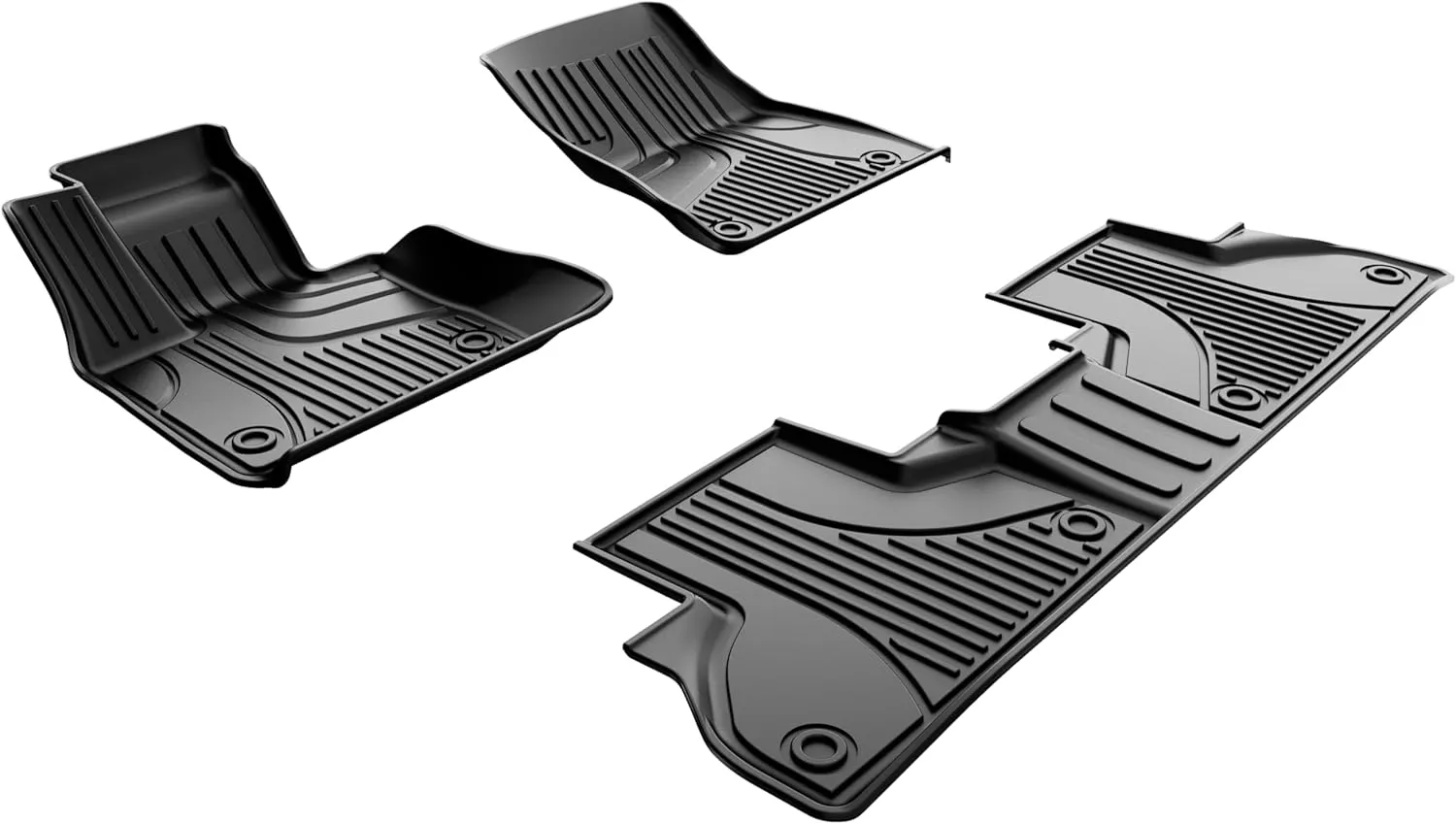 2014-2017 2018 X5 Floor Mats: AOMSAZTO All Weather Floor Mats & Cargo Liner Compatible with BMW X5 (F15) 2014-2018 | All Season Guard X5 Accessories Anti-Slip Floor Mats Cargo Liner Trunk Set