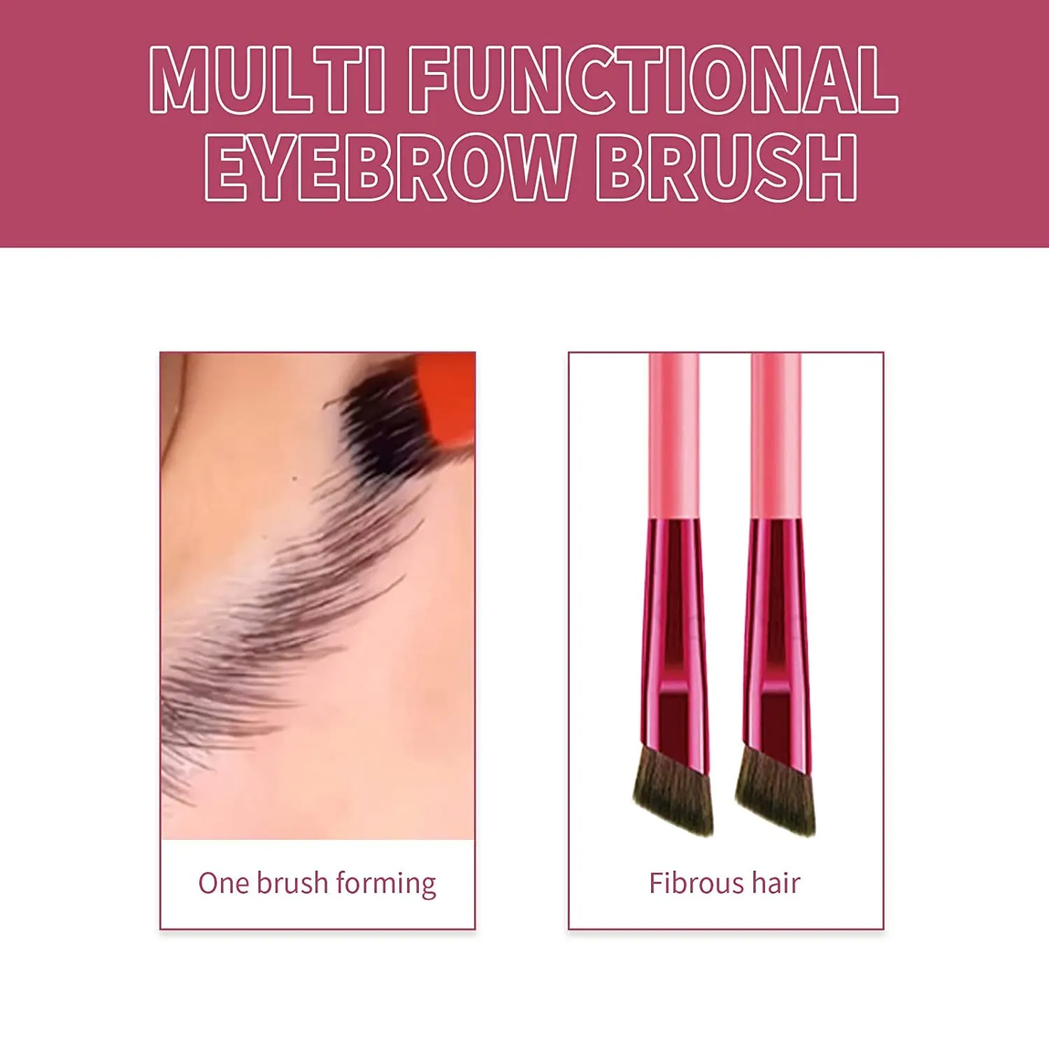 2023 New Amazing Multifunctional Eyebrow Brush - Realistic Eyebrow Makeup Brush, for Drawing Natural-Looking Brows (1 Set)