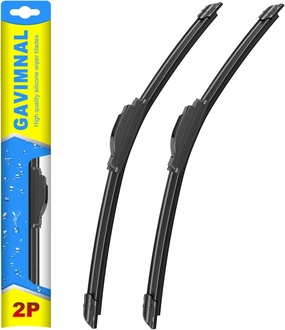 24" 24" Silicone Wiper Blades Replacement For Dodge Ram 1500 2002-2008, 2500 2003-2008, 3500 2003-2008, 1500 2019-2023, All-Season Front Windshield Wiper Blades (Set of 2)