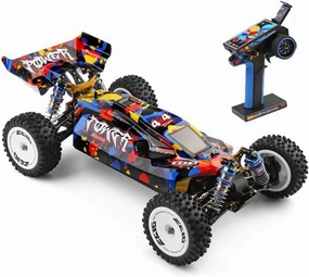 2.4GHZ Brushless RC Cars 75 KM/H High Speed 4WD Remote Control Car All Terrain Off Road Truck Hobby Racing Toys Alloy Chassis Hydraulic Shock Absorption RC Vehicle