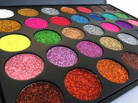 35 Color Glitter Eyeshadow Palette Mixing Natural Professional Makeup Powder