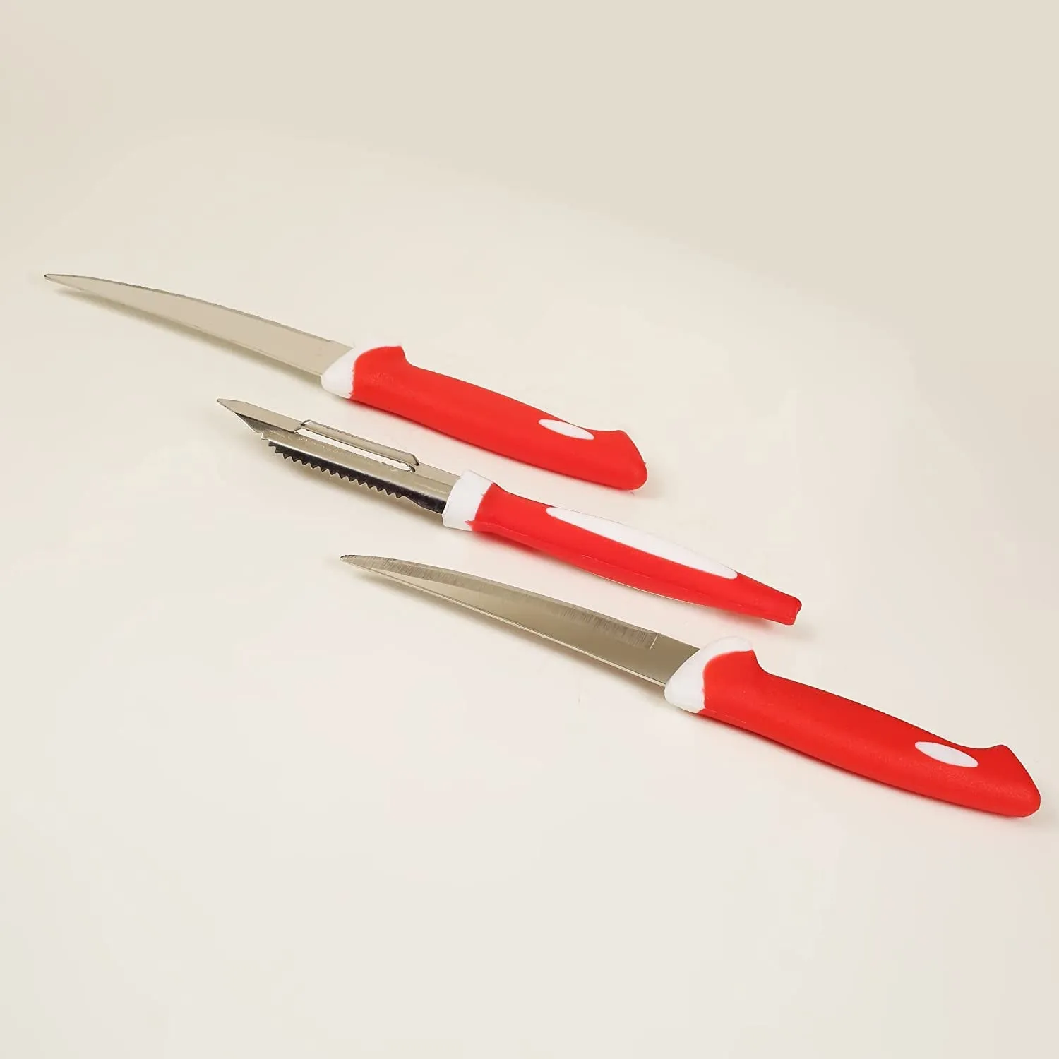 3995 3 In 1 Stainless Steel Knife and Peeler Set