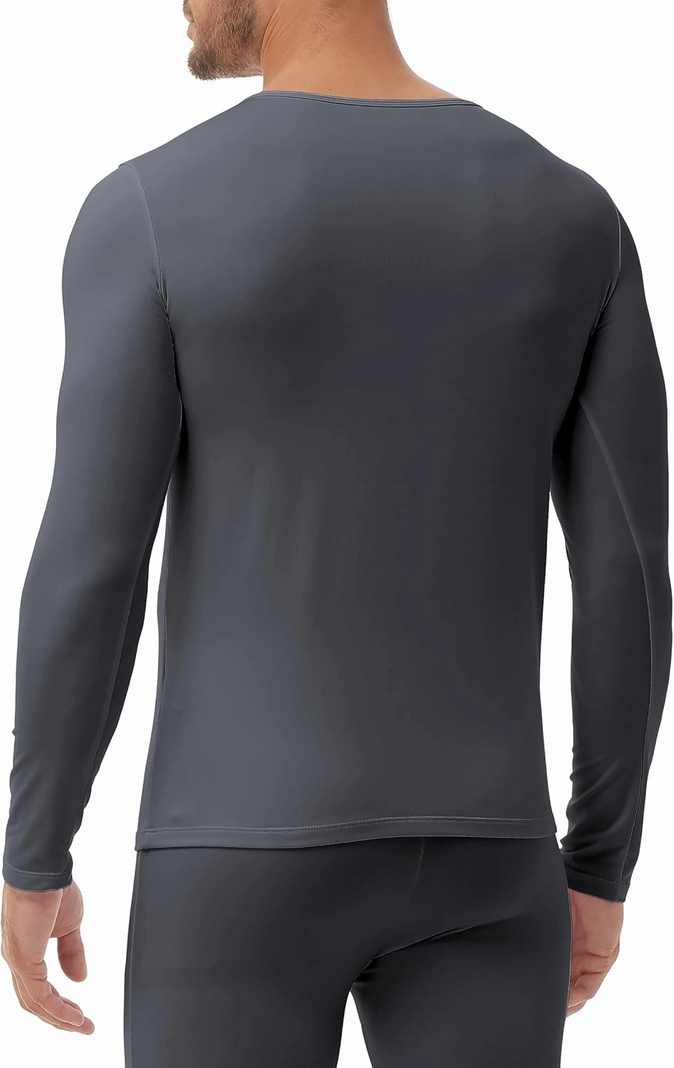 3 Pack Long Sleeve Thermal Shirts for Men Fleece Lined Soft Underwear Cold Weather Warm Base Layer Winter Pajama Tops