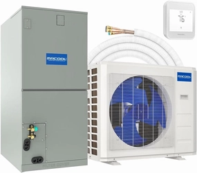 3 Ton 16.1 SEER2 MrCool VersaPro Central Ducted Heat Pump Split System - Multiposition - R454B - 25ft Pre-Charged DIY Line Set Included
