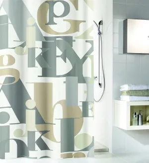 4004478276208 Letter Shower Curtain, …