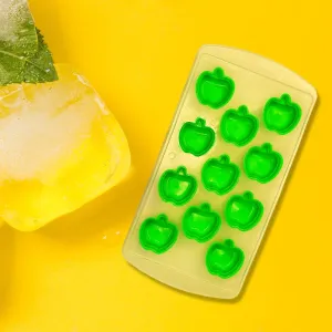 4869 Mix design Ice Trays with Lid for Freezer with Easy to Release Flexible Silicone shape ice cavity.