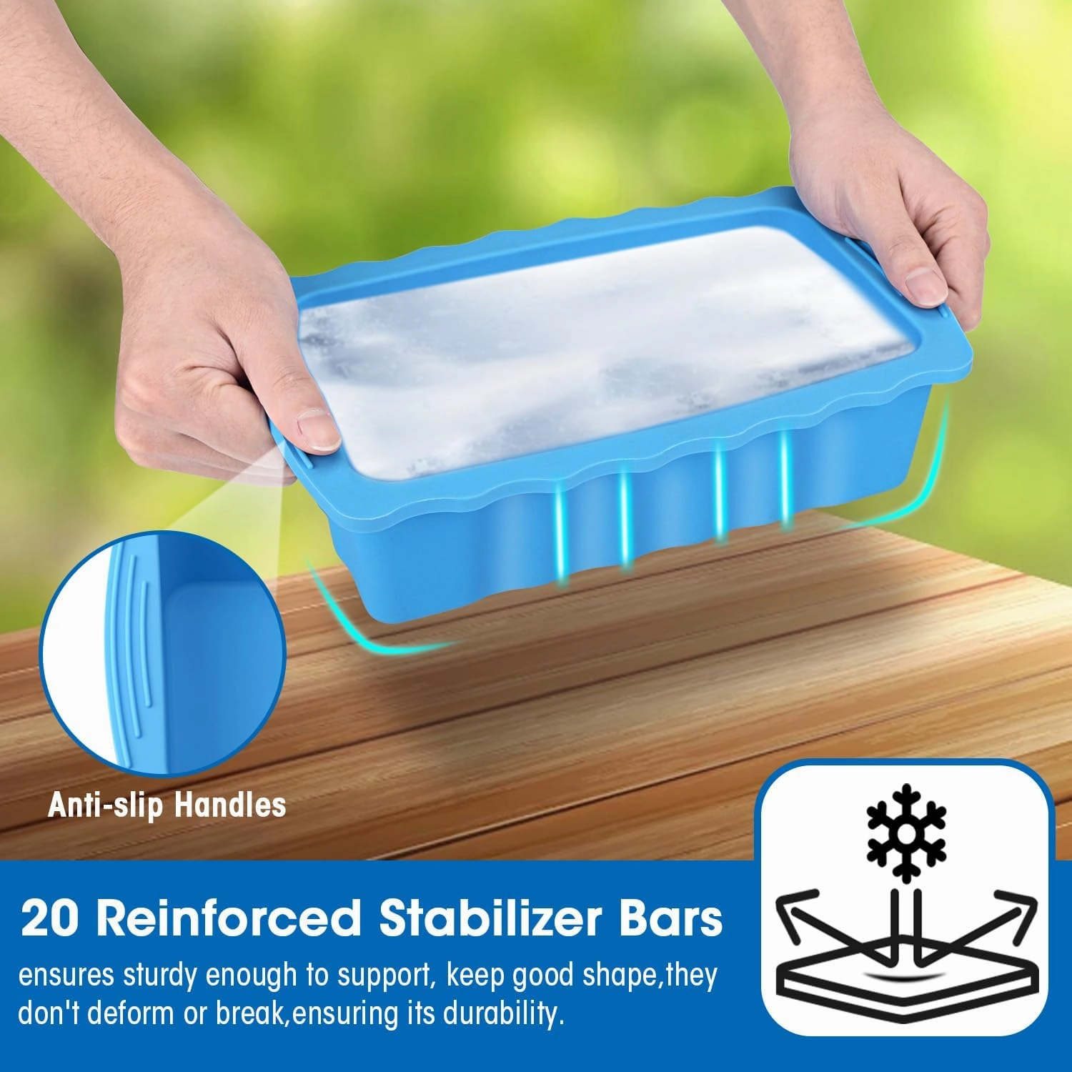 4P Extra Large Ice Block Molds for Ice Bath Tub Cold Plunge Accessories Water Chiller,12LB Large Silicone Ice Cube Molds Big Ice Tray for Coolers,Cold Water Therapy Ice Bath Cold Plunge Accessories