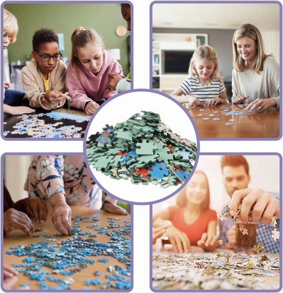 500 Piece Jigsaw Puzzle for Adults Roaring Dinosaur Jungle Challenging and Intense Puzzle Game for Dinosaur Fans Wall Decor Gift Family Game Night Fun