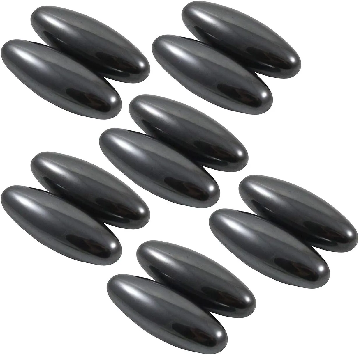 6 Sets (12 Magnets) Magnetic Rattlesnake Egg Buzz Noise-Making Toy - Singing Clanking Strong Magnet Noisemaker - Novelty Toy - Science Party Favors