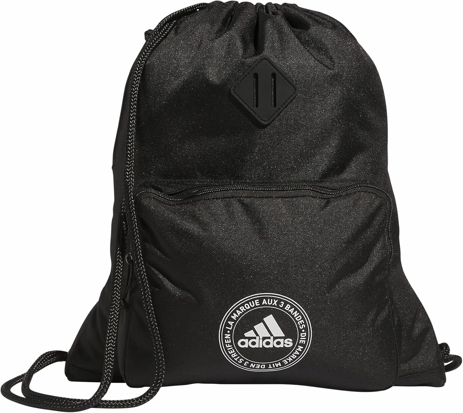 adidas Classic 3-Stripes 2.0 Sackpack, Black, One Size