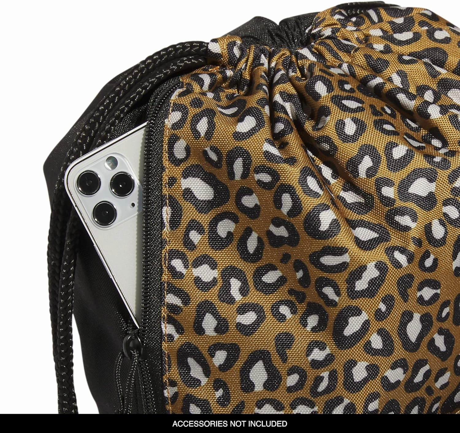 adidas Classic 3S 2 Sackpack, Cheetah Bronze Strata/Black, One Size