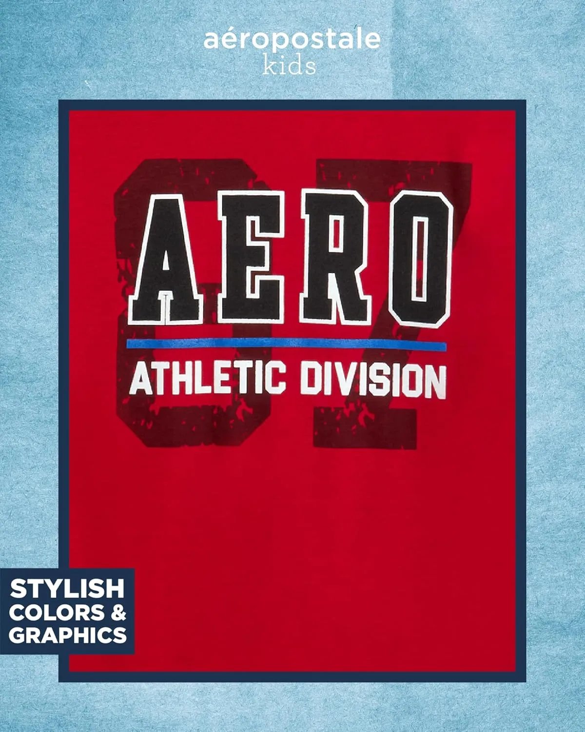 AEROPOSTALE Boys Active Shorts Set - 3 Piece Short Sleeve Active Jersey Tees and Performance Jersey Dolphin Shorts (8-12)