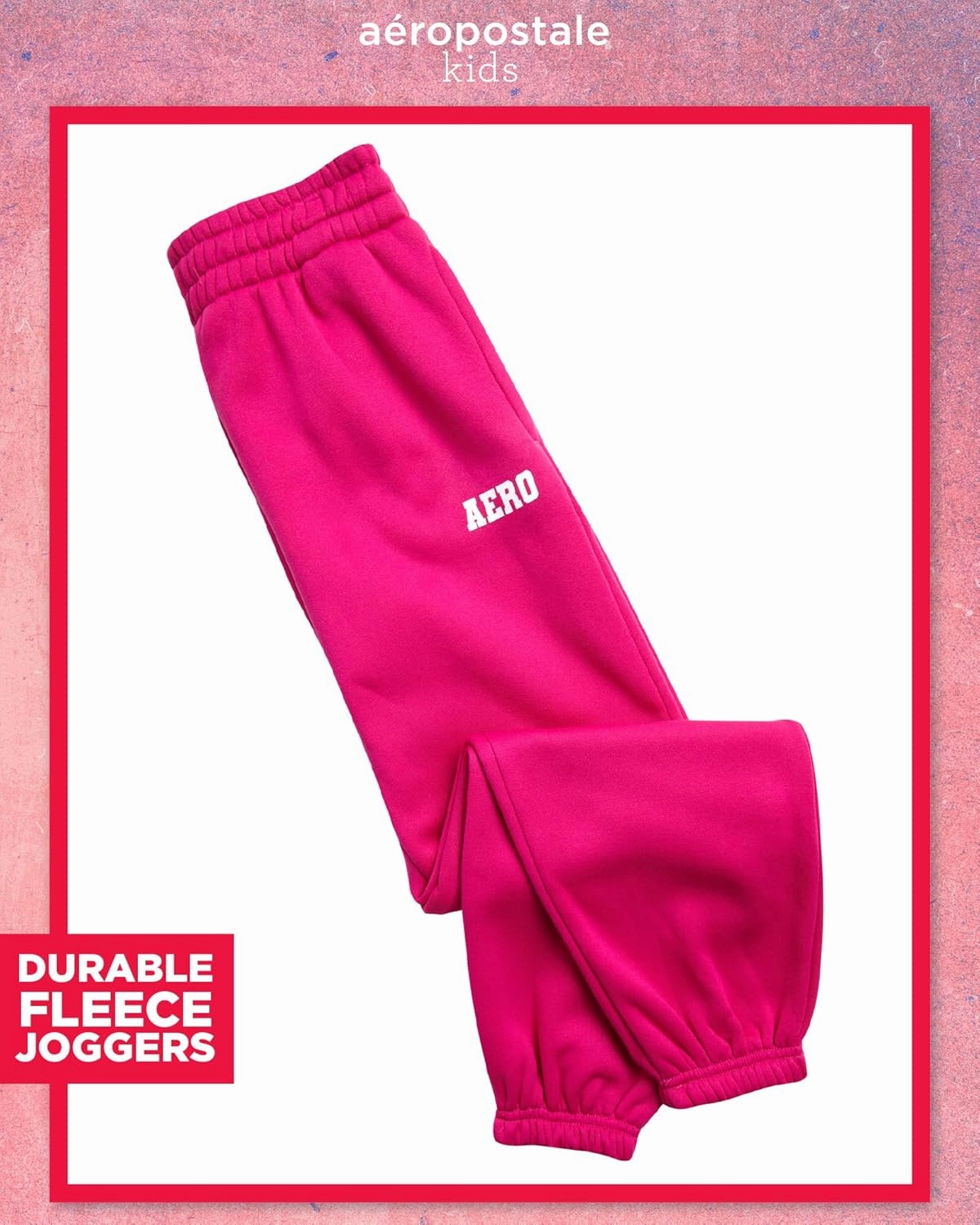 AEROPOSTALE Girls' Jogger Set - 3 Piece Girls Long Sleeve Shirt, Puffer Vest and Jogger Pants with Applique Patches (4-12)