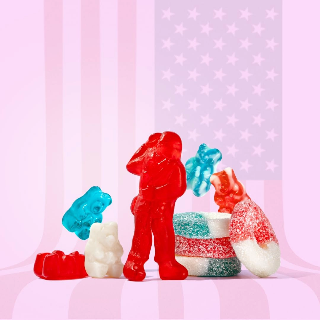 Albanese World's Best Gummies, Peace Gummi Bears, 5lbs of Candy