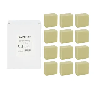 Aleppo Soap Bar - Handmade - 100% Pure Natural, Vegan with Olive Oil & Laurel, Body Soap, Face Soap,and Bath Soap, Detox Spa Soap Bar Gift Set 5.6 oz Each Bar (12 Bars)