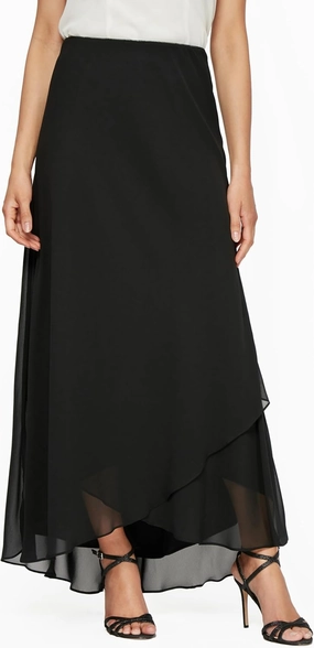 Alex Evenings Women's Long Maxi Skirt (Regular and Petite)