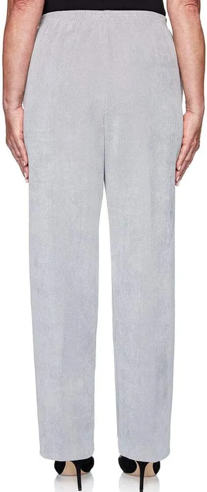 Alfred Dunner Women's Lake Geneva 11 Wale Corduroy Pants - Short Length