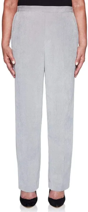 Alfred Dunner Women's Lake Geneva 11 Wale Corduroy Pants - Short Length