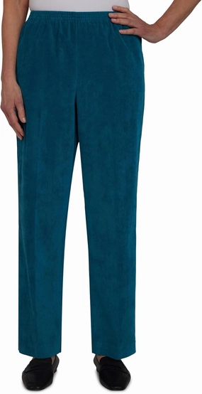 Alfred Dunner Women's Classic Corduroy Pull-on Average Length Pant