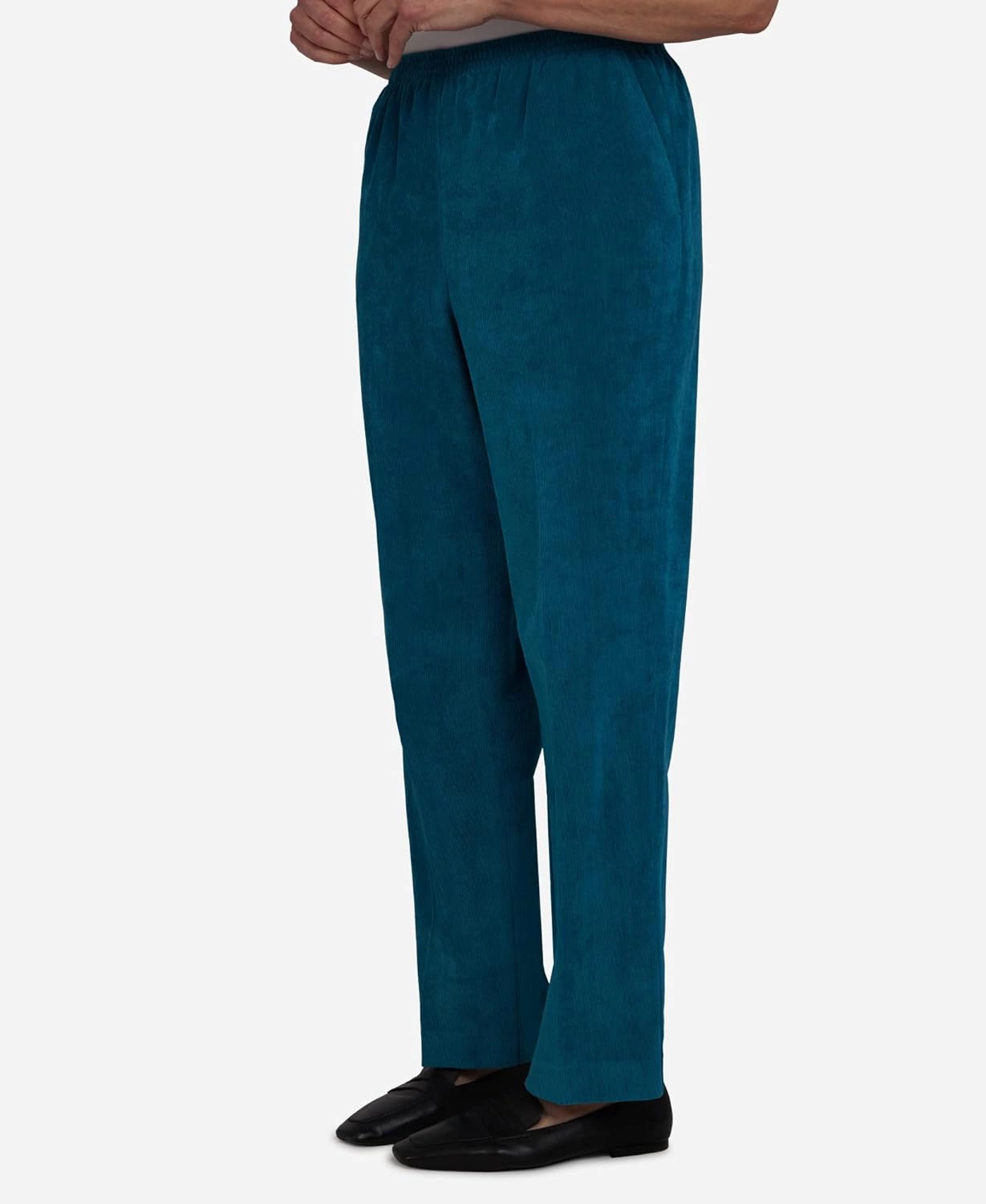 Alfred Dunner Women's Classic Corduroy Pull-on Average Length Pant
