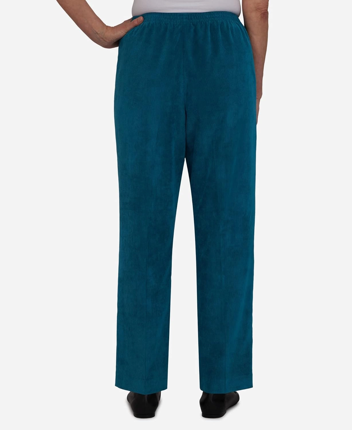 Alfred Dunner Women's Classic Corduroy Pull-on Average Length Pant